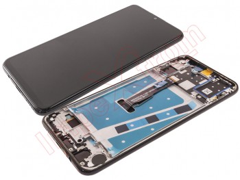 Pantalla ips lcd con marco negro para Huawei p30 lite, mar-l01a | versión 48mpx