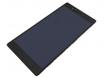 Black IPS LCD full screen with housing for tablet Lenovo Tab 7", TB-7504F