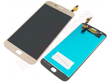 Gold full screen generic without logo IPS LCD for Lenovo Moto G5S Plus (XT-1803)