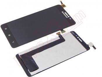 Full Screen IPS LCD (LCD / display, touch and digitizer) (with frame and/or housing) for Lenovo S850.