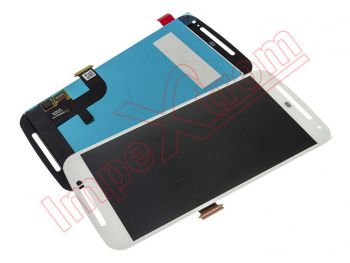 Pantalla completa IPS LCD blanca Motorola Moto G 4G, XT1072