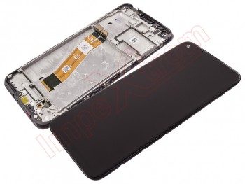 Pantalla completa genérica IPS LCD negra con carcasa frontal para Nokia 3.4 (TA-1288)