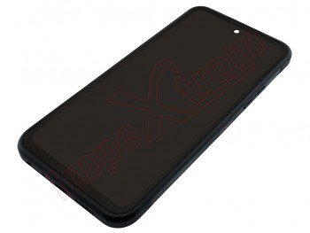 Pantalla completa IPS LCD negra con marco para Nokia XR20, TA-1368, TA-1362