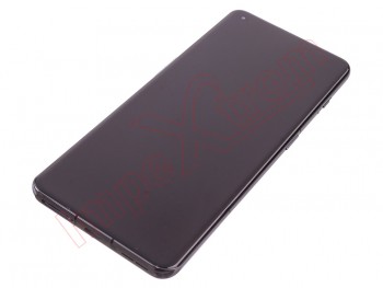 Pantalla completa Service Pack LTPO3 Fluid AMOLED con marco color negro titanio (titan black) para OnePlus 11, PHB110