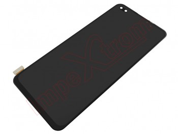 Black Full screen Super AMOLED for Oppo F17 Pro, CPH2119