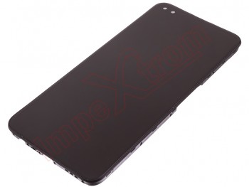 Pantalla completa IPS LCD negra con marco para Oppo Reno 4 Z 5G, CPH2065