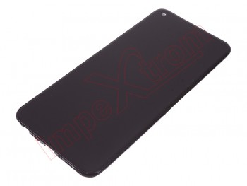 Pantalla completa IPS con marco color negro para Realme Narzo 50 4G / Realme 8i 4G. Calidad PREMIUM