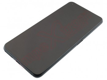 PREMIUM Black full screen AMOLED with front housing for Xiaomi Mi 11 Lite 4G / 5G / 5G NE - PREMIUM quality