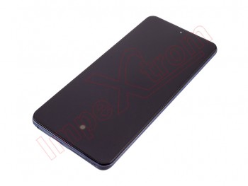 PREMIUM Full screen AMOLED with blue frame for Xiaomi 12T Pro, 22081212UG - PREMIUM quality