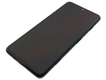 PREMIUM Black full screen Super AMOLED with black / blue frame for Xiaomi Black Shark 4 Pro / Black Shark 4