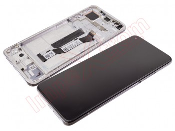 Pantalla ips lcd "lunar silver" con marco para Xiaomi mi 10t, m2007j3sy / mi 10t pro, m2007j3sg