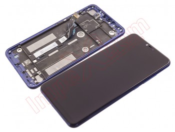 Black full screen IPS LCD with blue frame for Xiaomi MI 8 Lite