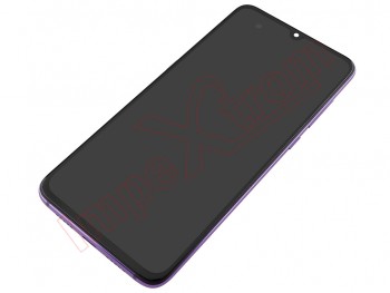 Pantalla AMOLED negra con marco violeta lavanda para Xiaomi mi 9, m1902f1g - calidad premium. Calidad PREMIUM