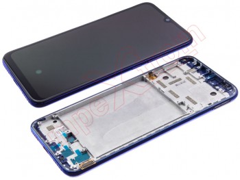 PREMIUM Blue full screen Super AMOLED with frame for Xiaomi Mi A3, M1906F9SH - PREMIUM quality