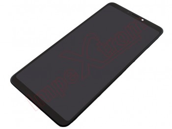 Black full screen IPS LCD with frame for Xiaomi Mi Max 3