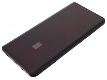 Pantalla AMOLED negra con marco negro "midnight black" para Xiaomi mi note 10 lite, m2002f4lg, m1910f4g - calidad premium. Calidad PREMIUM