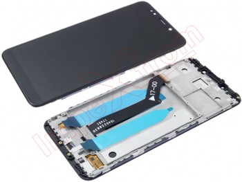 Pantalla completa IPS LCD negra con marco y carcasa frontal para Xiaomi Redmi 5 Plus