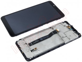 Pantalla completa IPS LCD negra con carcasa para Xiaomi Redmi 6