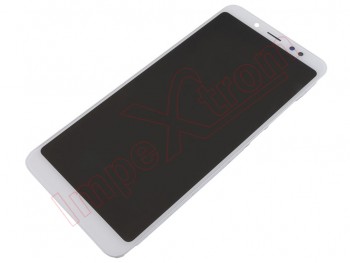 White full screen IPS LCD (LCD / display + touch / digitizer) with frame for Xiaomi Redmi Note 5 Pro / Redmi Note 5