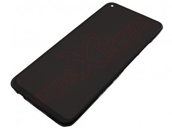 Pantalla ips lcd negra con marco para Xiaomi Redmi Note 9t, m2007j22g, j22 / Xiaomi Redmi Note 9 5g, m2007j22c