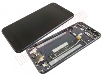 Pantalla completa IPS LCD negra con marco para Asus Zenfone 4, ZE554KL