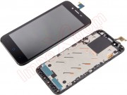 black-full-screen-ips-lcd-with-frame-and-front-housing-for-zte-blade-a460