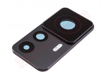 Embellecedor / marco negro con lentes de cámaras traseras para Xiaomi 12T Pro, 22081212UG