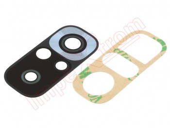 Blue rear cameras lens + tape for Xiaomi Redmi Note 10 4G / Note 10S