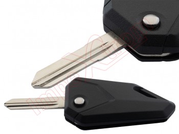Generic product - Black key housing with folding right guide blade for Kawasaki motorcycles