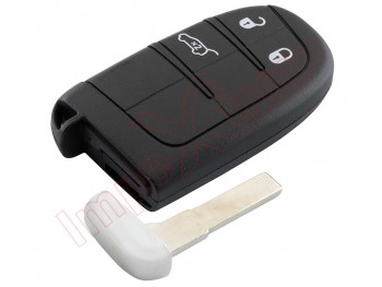 Generic Product - Remote control with 3 buttons 433MHz ASK for Fiat 500X / 500L, with blade