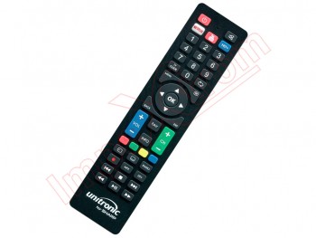 Universal remote control with NETFLIX and YouTube button for TV Sharp , in blister