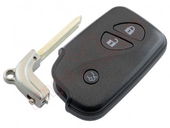 Producto Genérico - Telemando de 3 botones 433MHz FSK 5290 Smart Key (llave inteligente) para Lexus, con espadín