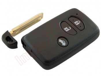 Generic product - 3 buttons remote control, 433MHz ASK for Toyota Avensis, with blade / emergency key