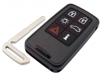 Producto Genérico - Telemando de 5+1 botones 868 Mhz FSK "Smart key" llave inteligente para Volvo S60 / S80