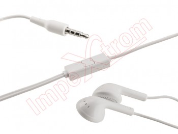 White handsfree / headset for devices with 3.5mm audio jack