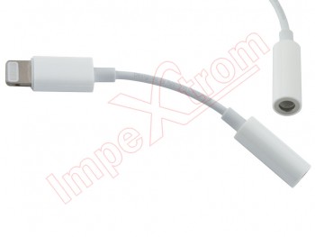 MMX62ZM / A adapter white cable, with lightning male connector to audio connector 3.5mm female jack