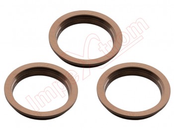 Matte gold rear cameras Hoop Rings for iPhone 11 Pro, A2215/A2160/A2217 / iPhone 11 Pro Max, A2218/A2161/A2220 