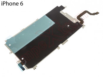 Soporte metálico de pantalla LCD con cable flex de botón home para iPhone 6 de 4.7 pulgadas