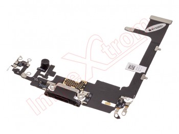 placa auxiliar / flex de carga con conector de carga negro, datos y accesorios lightning para iPhone 11 pro (a2215)