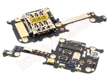 Auxiliary plate with SIM card connector / reader and microphone for Oneplus 8T, KB2001, KB2000, KB2003, KB2005