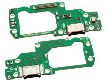 PREMIUM Auxiliary board with microphone, charging, data and accessory connector for Oppo Reno8 5G, CPH2359 - Premium quality