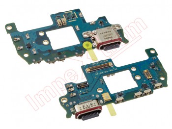 Auxiliary board with microphone, charging, data and accessory connector for Samsung Galaxy S23 FE, SM-S711B