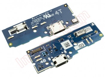 Placa auxiliar con micrófono, vibrador, conector micro USB y conector de antena para Sony Xperia L2 Dual (H4311), para Sony Xperia L2 (H3311).