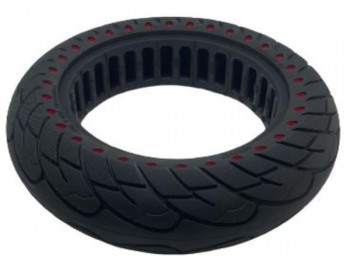 Neumático rueda maciza 10 x 2.5 - llanta de 44 mm - Puntos rojos