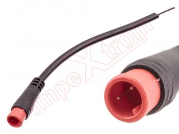 2 pins waterproof male cable / connector for electric scooter