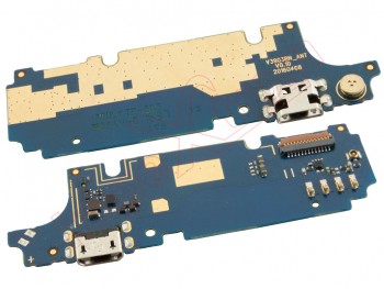 Placa auxiliar con conector de carga, datos y accesorios Micro USB, micrófono y conector de antena Wiko Jerry