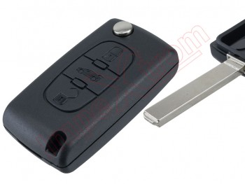 Remote control compatible for Peugeot Expert III, 3 buttons