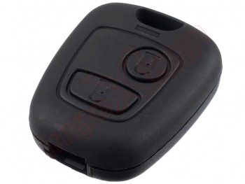 Remote control compatible for Peugeot 406, 2 buttons, from 2002 onwards (6554RA)