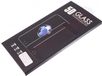 protector de pantalla de cristal templado negro para iPhone 12 mini, a2399