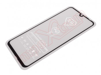 Protector de pantalla de cristal templado 5D con marco de color negro para Huawei P Smart 2019 / Honor 10 Lite